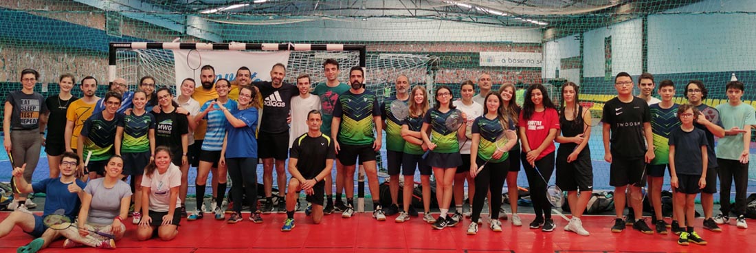 Equipa Senior e Não Senior do do Invicta Badminton Clube